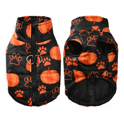 Halloween Pet Dog Costume Winter Warm Clothes For Small Medium Dogs