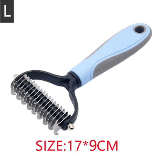 Professional Dog or Cat Hair Removal Comb Brush for Shedding
