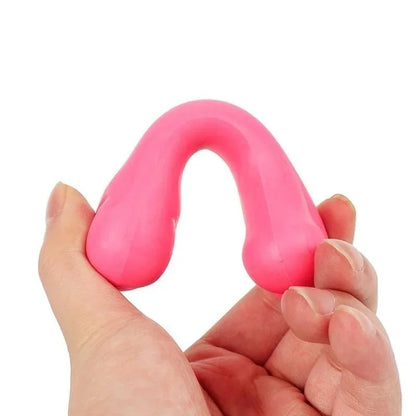 Pet Dog Puppy Cat Rubber Dental Teeth Chew Bone Play Training Fetch