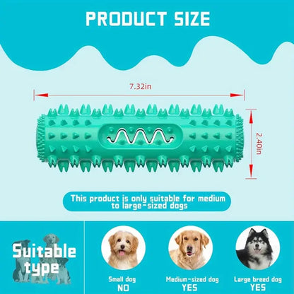 Vet-Approved Dental Chew Stick - 3-in-1 Cooling Toothbrush Toy for