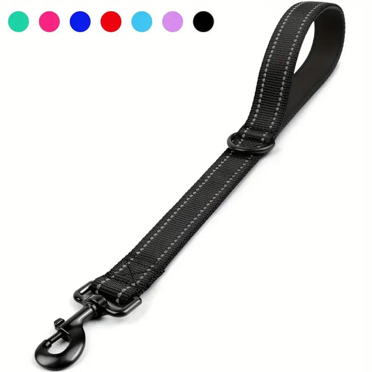 Taglory Short Dog Leash, Traffic Padded Handle, Heavy Duty Short Nylon