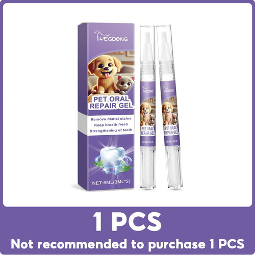 12pcs Pet Toothbrush Pen Dental Stain Cleaning Tartar Remover