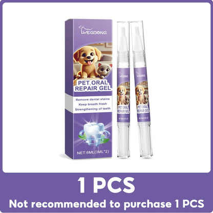 12pcs Pet Toothbrush Pen Dental Stain Cleaning Tartar Remover