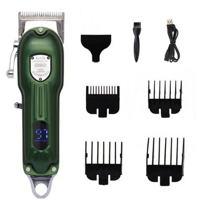 Professional Dog Hair Clipper All Metal Rechargeable Pet Trimmer Cat