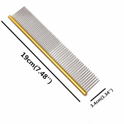 Dog Grooming Combs Aluminum Alloy