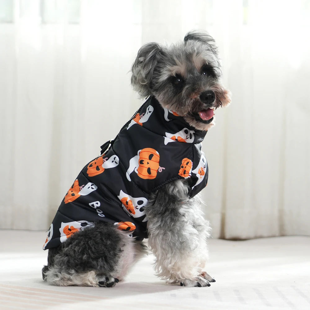 Halloween Dog  Autumn Winter Warm Jacket