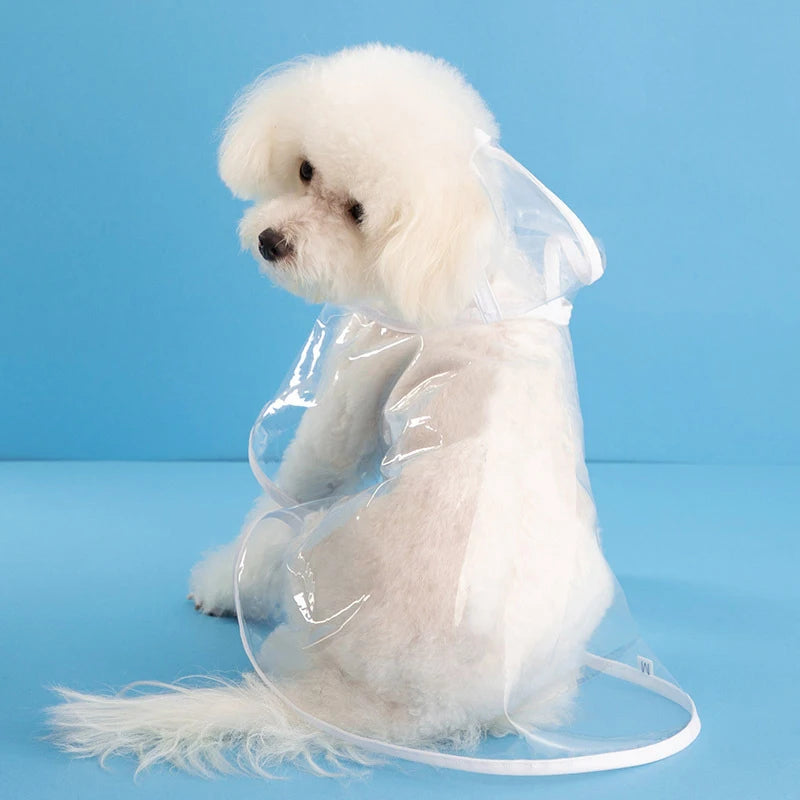 1PC Waterproof Dog Coat Rain Jacket Pet Clothes Puppy Raincoat