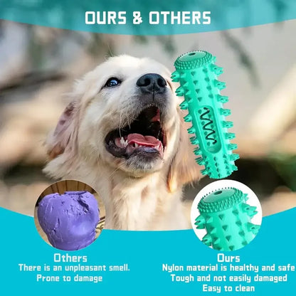 Vet-Approved Dental Chew Stick - 3-in-1 Cooling Toothbrush Toy for