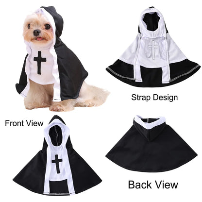 Halloween Dog Nun Costume