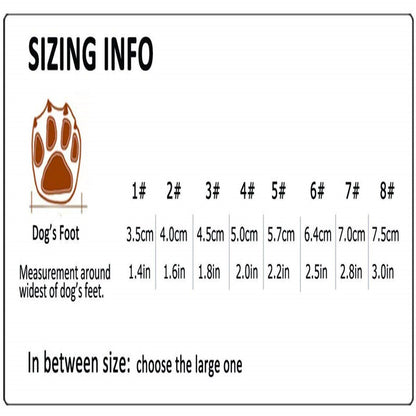 Truelove Dog Shoes Waterproof Anti-slip Rain Boots Warm Snow