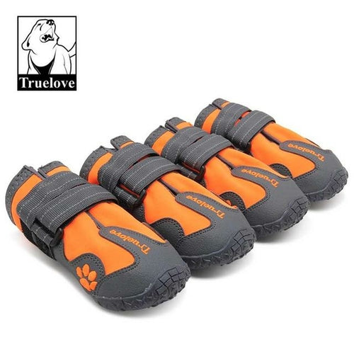 Truelove Dog Shoes Waterproof Anti-slip Rain Boots Warm Snow