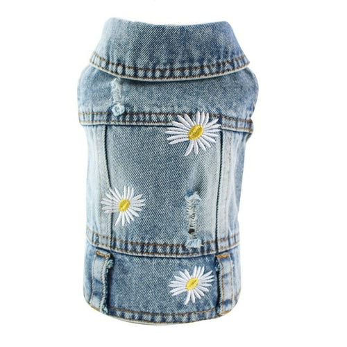 Jeans Jacket Dog Coat Clothes | Clothes Dog Denim Jacket | Chihuahua