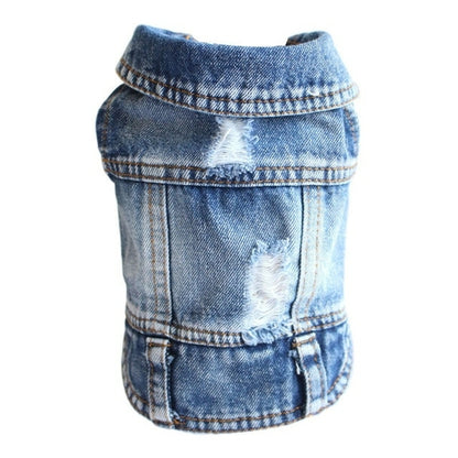 Jeans Jacket Dog Coat Clothes | Clothes Dog Denim Jacket | Chihuahua