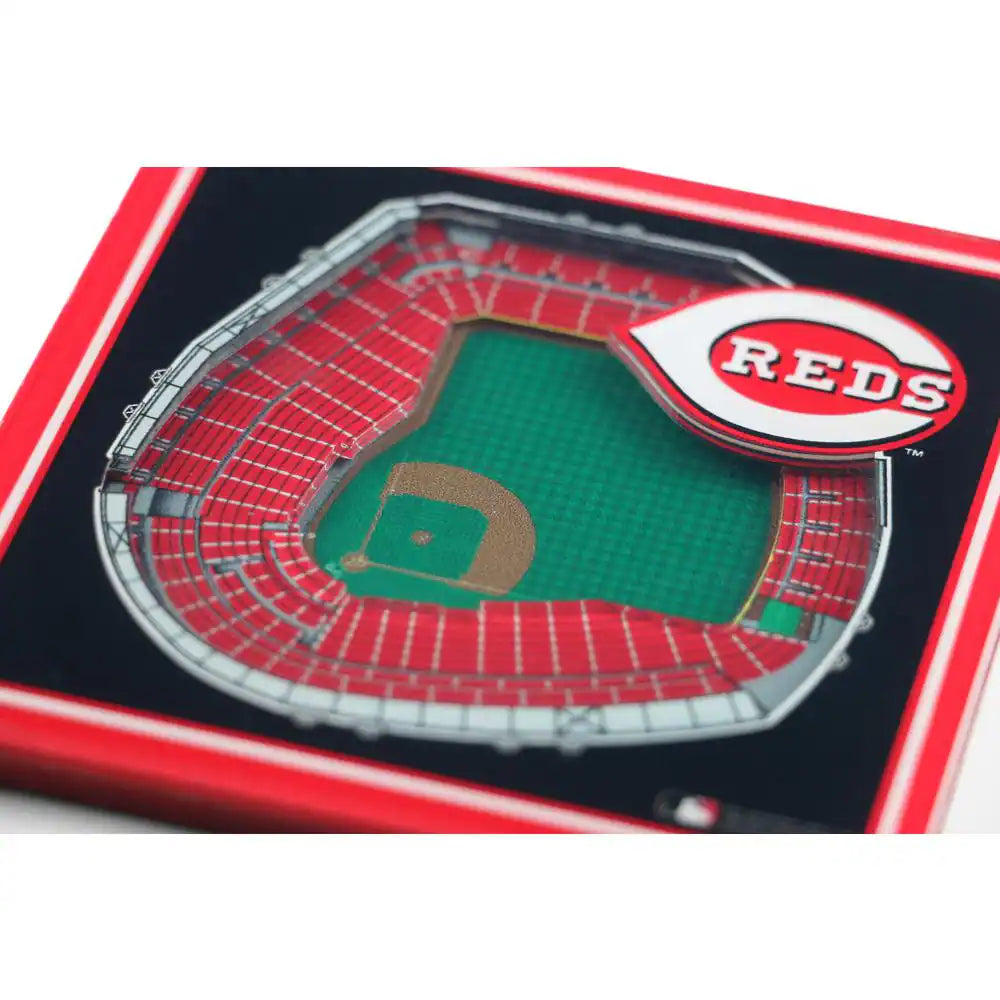 MLB Cincinnati Reds 3D Stadiumviews Coasters