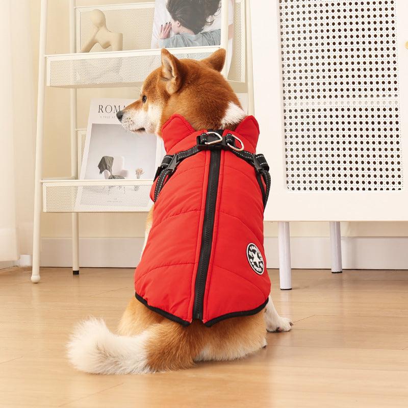 Winter Reflective Dog Harness Vest