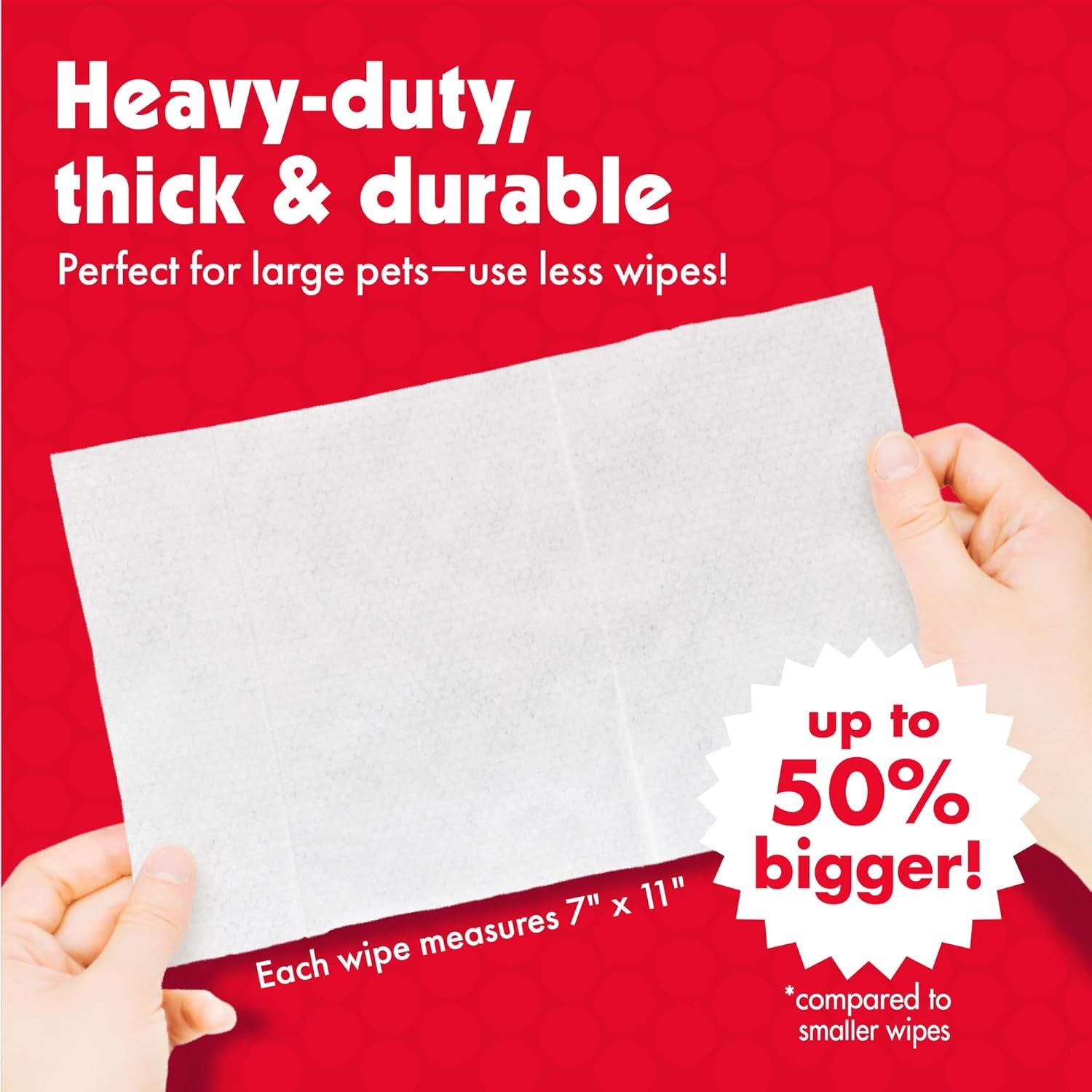 100 Large Wipes for Dogs