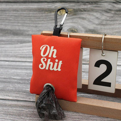 Canvas Mountaineering Dog Poop Bag With Spot Buckle