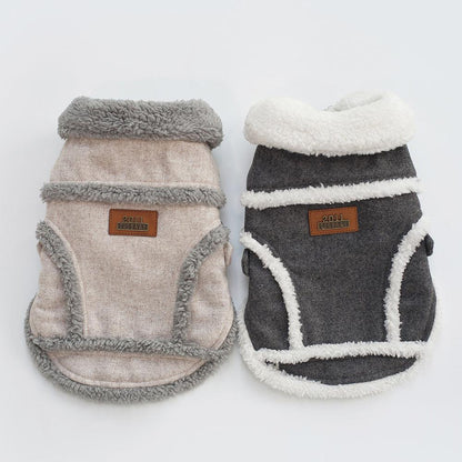 Cozy Chic Winter Dog Jacket - Stylish And Warm Pet Coat For French Bulldogs
