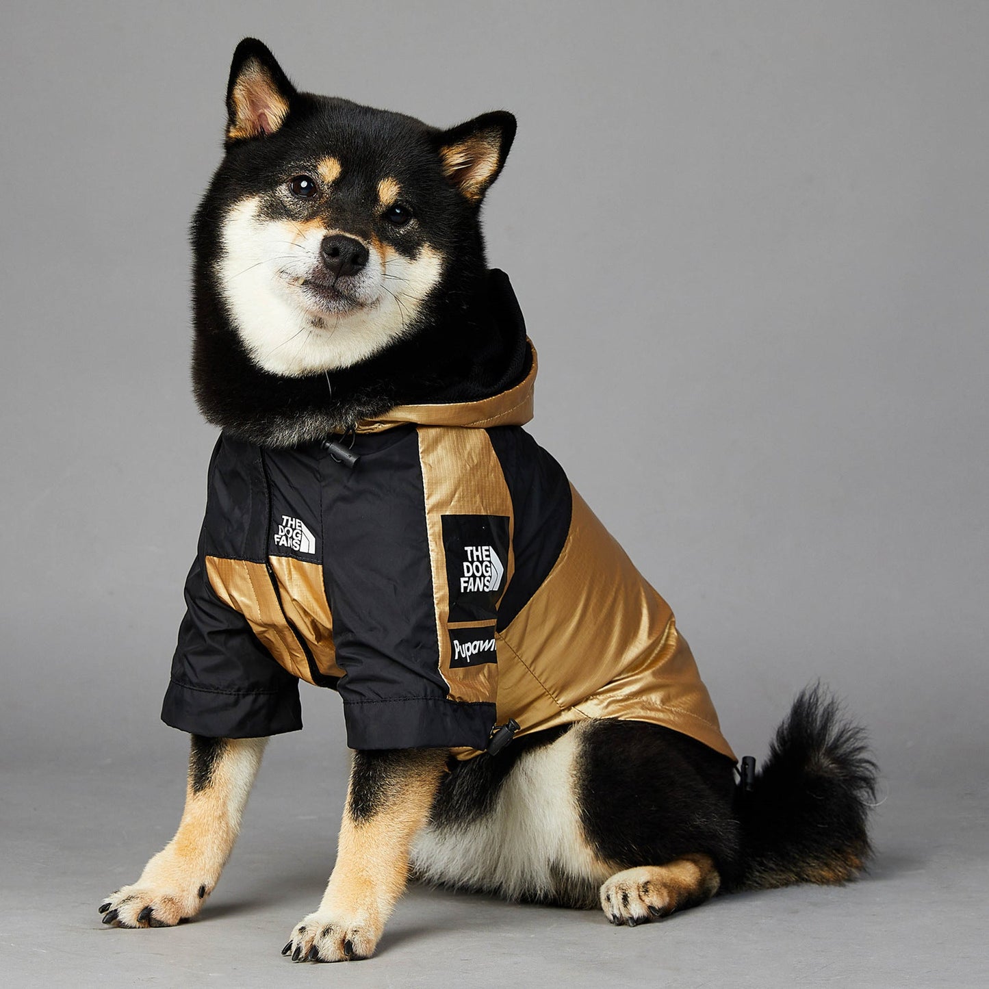 Hooded Dog Raincoat Jacket