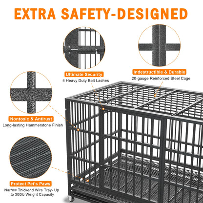 Heavy Duty Dog Crate for Large Dog