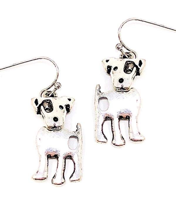 Dog earrings