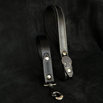 The "Maximus Silver" leash by Bestia